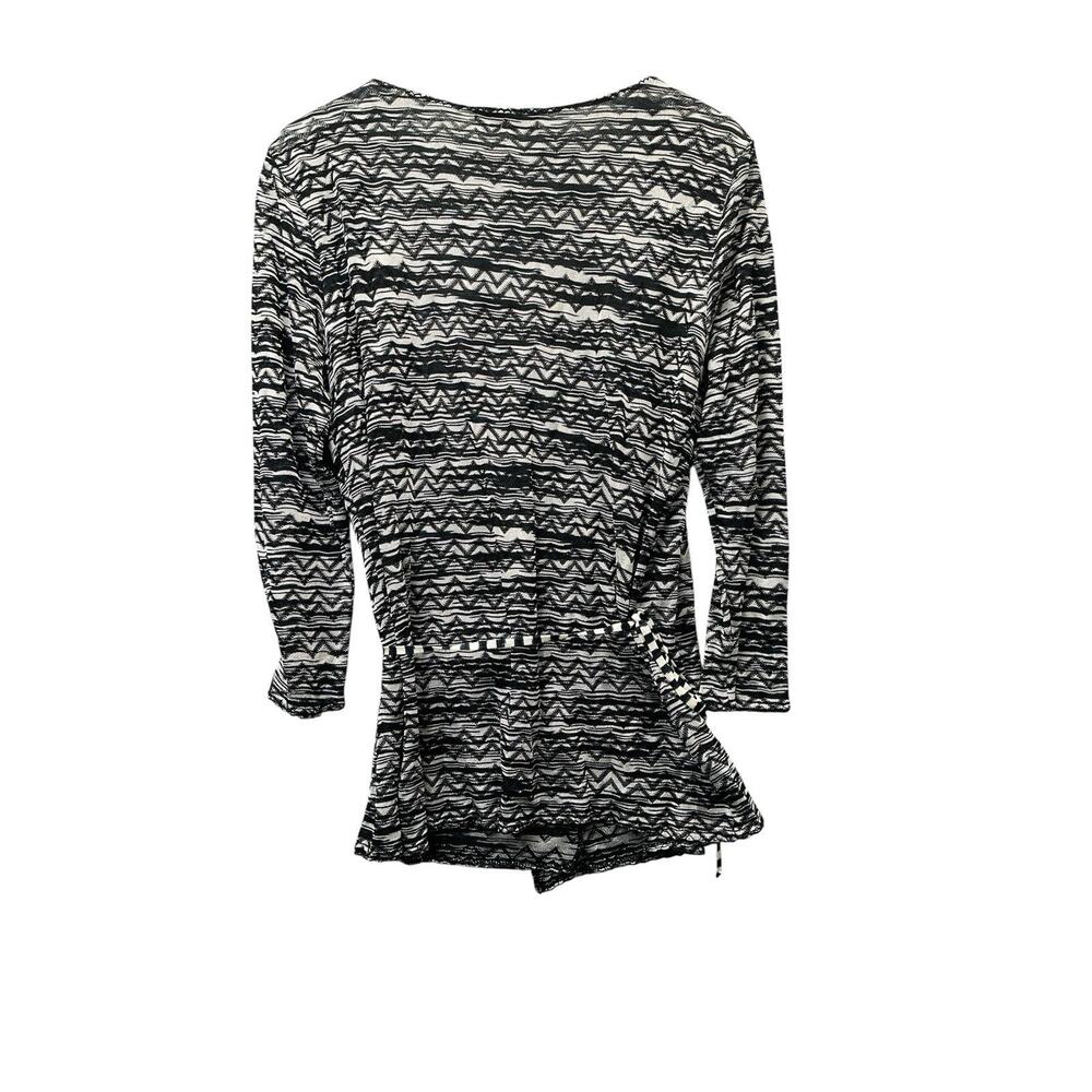 Missoni Zig Zag Chevron Open Front Knit Cardigan Sweater Size Small Multicolor - Picture 4 of 13